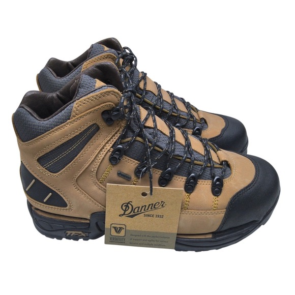 Danner 453 Men Hiking Boots Gore-Tex Waterproof Tan Grey Leather 45370 Sz: 12 EE